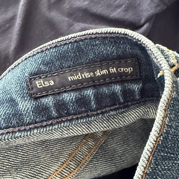 Citizens of Humanity Elsa Mid Rise Straight Jeans Size 30 Indigo Denim - Picture 11 of 11